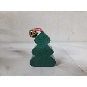 Vintage AARIKKA Finland Wooden Christmas Ornament Tree With Bell